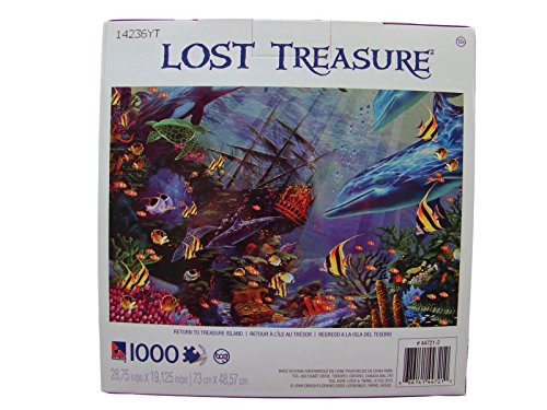 Puzle de 1000 piezas del tesoro perdido: regreso a la isla del tesoro