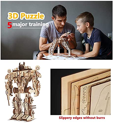 Puzzle Robot,Rompecabezas de Robot,Rompecabezas 3D,Modelo de Robot,Maquetas para Construir Adultos,3D Rompecabezas para Adultos,Regalo para Adolescentes y Adultos