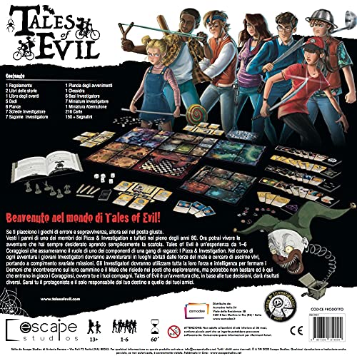 Raven Distribution- Asmodee – Tales of Evil – Juego de Mesa, edición en Italiano, 5464 (Escape Studios 167266)