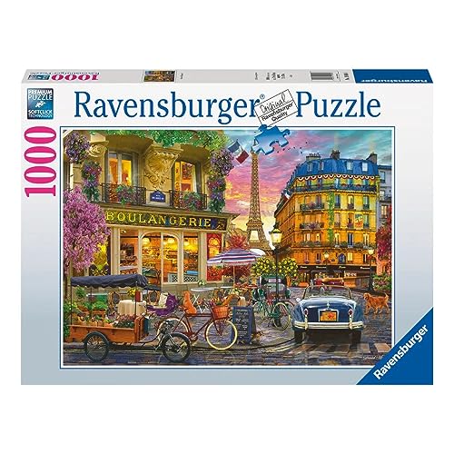 Ravensburger 19946-Puzzle (1000 Piezas), diseño de París en el Amanecer (19946)