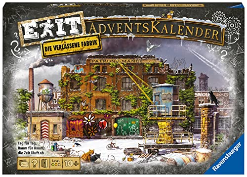 Ravensburger Calendario de Adviento Exit "La fábrica abandonada", a partir de 10 años