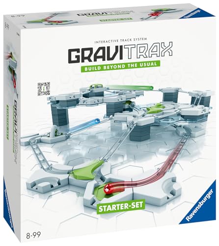 Ravensburger - GraviTrax Starter Kit, Kit de Inicio, Construye tu Propia Pista de Canicas, Juego STEM Innovador y Educativo, 8+ Años