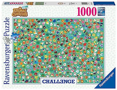 Ravensburger - Puzzle Animal Crossing Challenge, 1000 Piezas, Puzzle Adultos