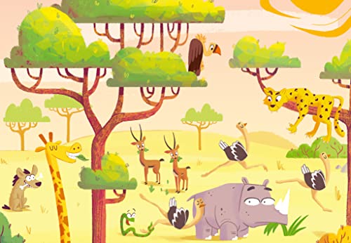 Ravensburger Puzzle, Hora del Safari, 2x24 Piezas, Puzzles para Niños, Edad Recomendada 9+, 05594 4