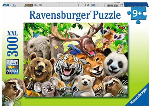 Ravensburger - Puzzle Selfie Salvaje, 300 Piezas XXL, Edad Recomendada 9+ Años