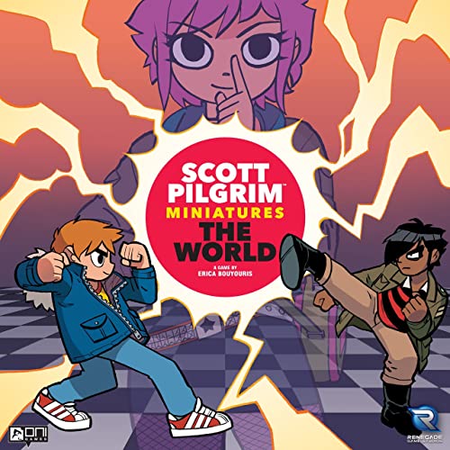 Renegade Game Studios , Scott Pilgrim Minatures: The World, Miniature Game, Ages 14+, 2 to 4 Players, 45 to 60 Minutes Playing Time