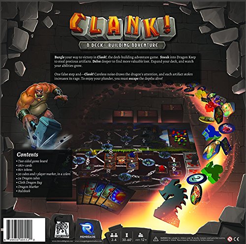 Renegade Games Studios Clank 0552RGS - The Deck Building Adventure Game, 60 x 80 cm
