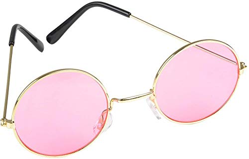 Rhode Island Novelty World John Lennon Style Sunglasses, Pink by Rhode Island Novelty