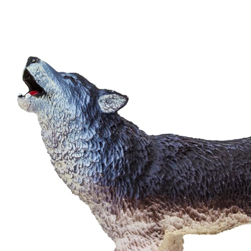 Safari Ltd. North American Wildlife Lobo gris Figura de juguete para niños y niñas - A partir de 3 años