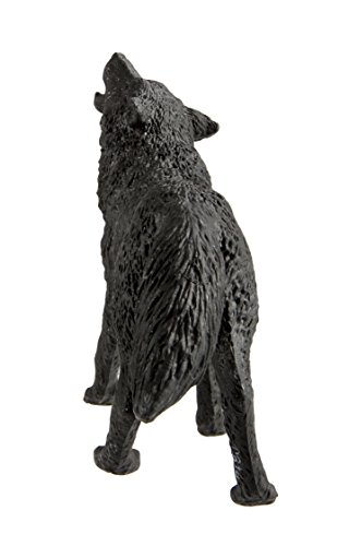 Safari Ltd. North American Wildlife Lobo negro Figura de juguete para niños y niñas - A partir de 3 años
