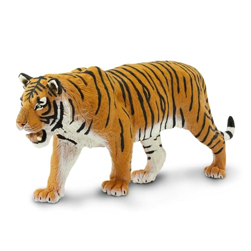 Safari Tigre Siberiano 24.8cm | Figura de Animales | Tamaño Extra Grande | No tóxico y Libre de BPA | Apto para Niños de 3 Ltd