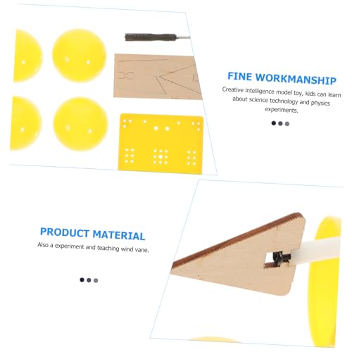 SAFIGLE Kit De Modelo para Niños De 6 Uds Indicadores De Gadgets De Bricolaje Indicador De Máquina Divertido Ciencia Elemental Color Instrumentos Educativos Maestros