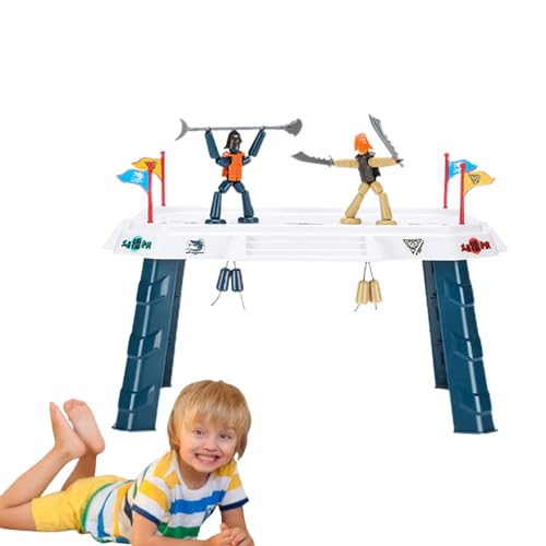 Samuliy Juego de mesa de batalla de juguete - Juego de lucha para 2 jugadores - Divertido juego de muñecas interactivo, juguete para viajes para padres e hijos