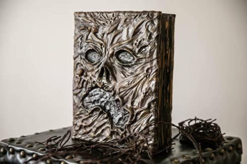 SAXTZDS Necronomicon Demonic Evil Dead Book Props, Horror Movie Leather Hardcover Evil Dead Book Prop DecoracióN, The Mummy Prop Replica Book of The Dead