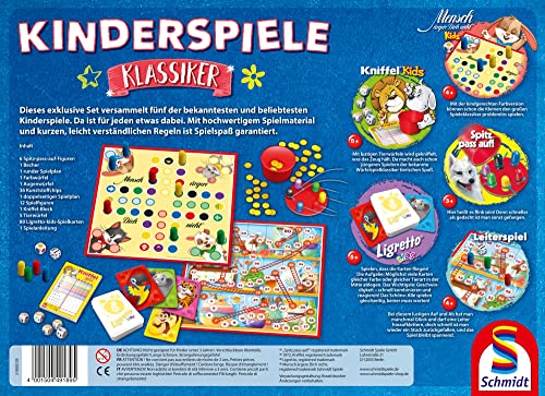 Schmidt Spiele 49189 Classic - Colección de Juegos Infantiles, Multicolor