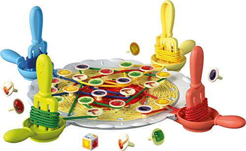 Schmidt Spiele- Paletti Spaghetti Juego de acción para niños y Adultos, Multicolor (40626)