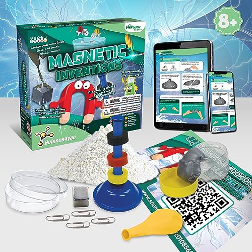 Science4you Invenciones Magnéticas - Juego de Imanes para Niños + Kit de Slime Magnético, Juegos Magnéticos para Niños, Juguetes y Regalos para Niños y Niñas 8+ años
