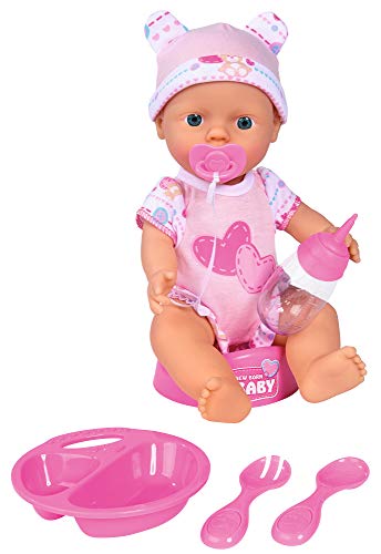 Simba 105030005 "New Born Baby - Juego de muñecas para el Cuidado del bebé