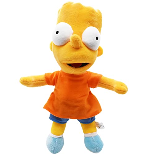 Simpson Peluche-Tomicy 1 Piezas The Simpsons Juguete de Peluche Juguetes Suaves Bart Simpson Figuras de Muñeca de Peluche Muñeco Regalo para los Niños 30cm