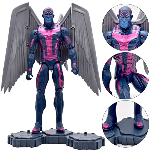 simyron Figura, simyron Legends Series 6.3" Collectible Action Figure Weapon X Toy (X-Men Collection) Figura de colección de X-Men de 15 cm - con 1 Vehículo aéreo para armar