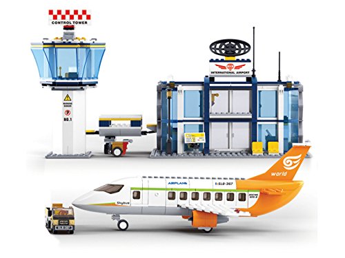 Sluban Aviation M38-B0367 – Set de construcción, aeropuerto internacional