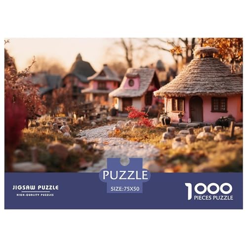 Small World Puzzle De 1000 Piezas para Adultos, Juguete Educativo Creative Abstraction Puzzle, Regalar 1000pcs (75x50cm)