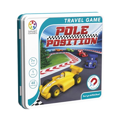 SmartGames - Pole Position | Rompecabezas Niños 48 Desafíos | Juegos Niños 5 Años O Más | Juegos Educativos Niños 5 Años O Más | Juegos Infantiles Multinivel