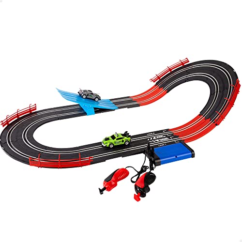 Speed&GO 49467 - Speed & go-Pista Carrera c/2 Coches RC c/Mando