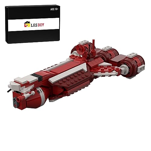 Spicyfy Juego de construcción de destructor de estrellas, 234 piezas, crucero de la República, buque de guerra, bloques MOC para adultos y niños, compatible con nave espacial Lego