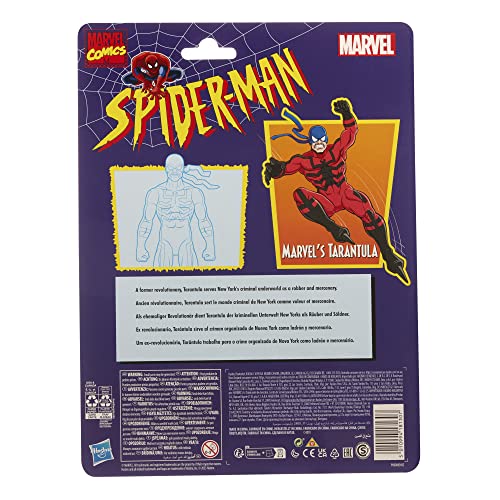 Spider-man Hasbro Marvel Legends Series, Tarántula de Marvel, Legends, Figuras coleccionables de 15 cm
