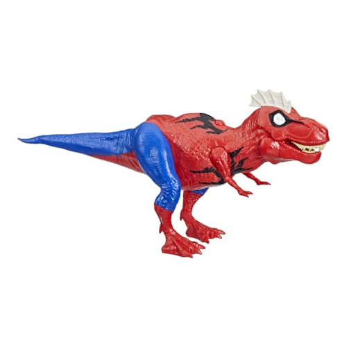 Spider-man Marvel Spider-Rex Mordedura arácnida - Figura con Sonidos y misil Dino - Juguete de superhéroe - A Partir de 4 años