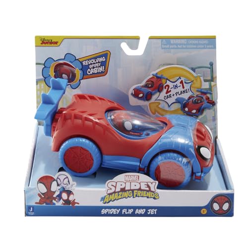 Spidey and his Amazing Friends Spidey's SNF0080 - Vehículo de Spider-Man, Juguete a Partir de 3 años
