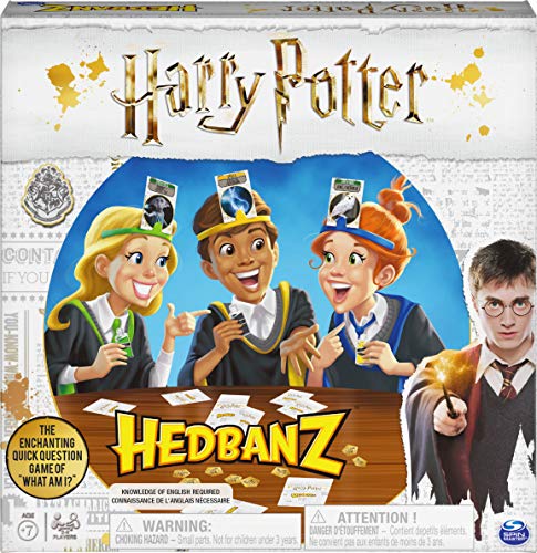 Spin Master Games 6053517 HedBanz Harry Potter Juego de Fiesta para niños, Multicolor