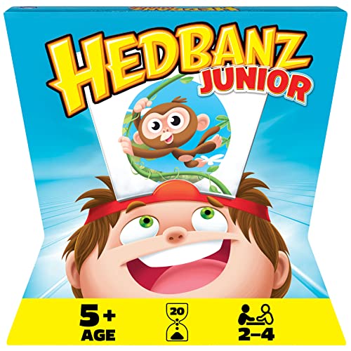 Spin Master HedBanz – HedBanz Jr. Family Board Game for Kids Age 5 and Up