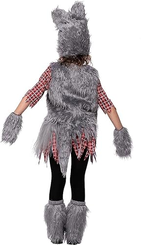 Spooktacular Creations Chaleco Niña Disfraz de Hombre Lobo para Halloween