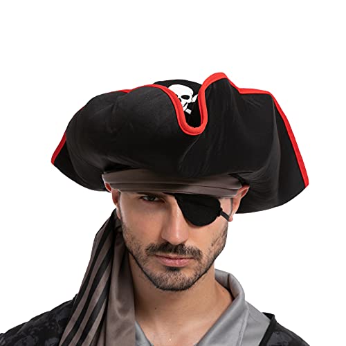 Spooktacular Creations Disfraz de pirata para hombres adultos para Halloween, fiesta de disfraces, truco o trato, fiesta de cosplay (pequeño)