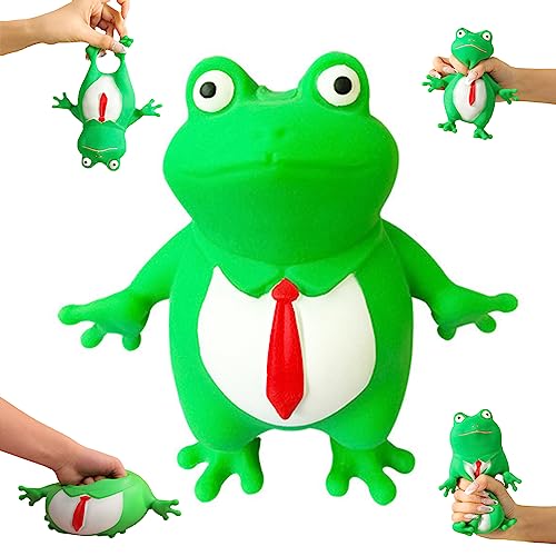 Squeeze Juguetes,Antiestres Juguetes Sensoriales,Juguetes Antiestres Squeeze,for Kids Adults Stress Relief Funny Animals Toy Birthday Gift(Rana)
