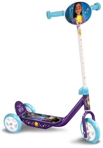 Stamp Scooter 3 Wheels Wish, Unisex-Adult, Violet-Green-White