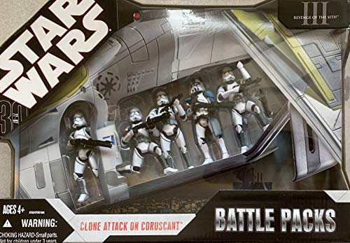Star Wars: 30th Anniversary Collection Battle Packs - Clone Attack On Coruscant