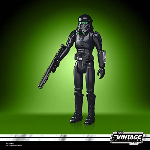 Star Wars Hasbro colección Retro - Juguete Imperial Death Trooper a Escala de 9.5 cm The Mandalorian Figura de colección, Edad: 4 +, (F4457)