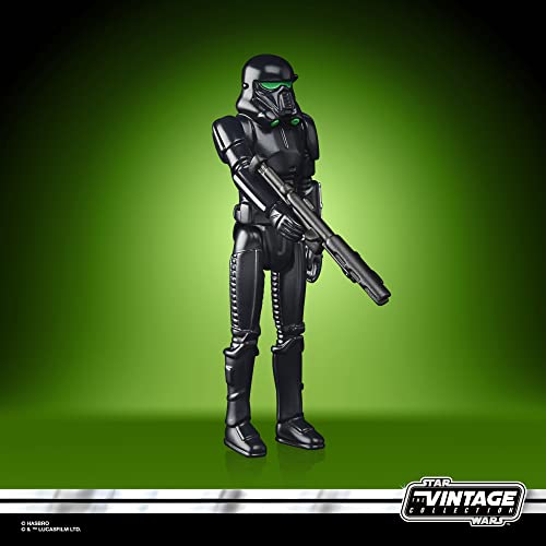 Star Wars Hasbro colección Retro - Juguete Imperial Death Trooper a Escala de 9.5 cm The Mandalorian Figura de colección, Edad: 4 +, (F4457)