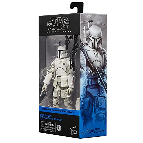 Star Wars Hasbro The Black Series, Juguete Boba Fett (Prototype Armor) a Escala de 15 cm, El Imperio contraataca- Figura de acción, F5867