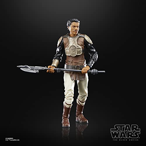 Star Wars Hasbro The Black Series - Lando Calrissian - Juguete a Escala de 15 cm - El Regreso del Jedi - Figura de colección del 40° Aniversario - Edad: 4+, F7077