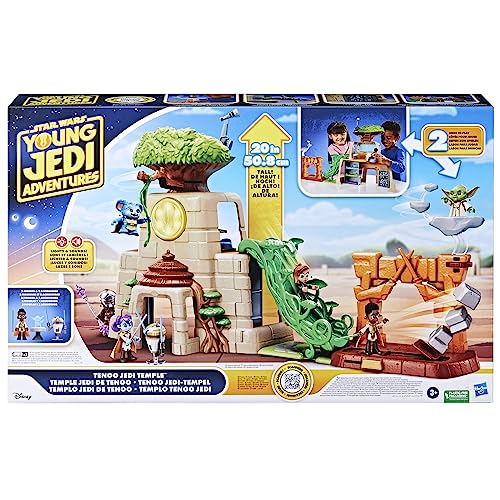 Star Wars - Templo Jedi de Tenoo - Set de Juego de 50,5 cm con Figuras de acción