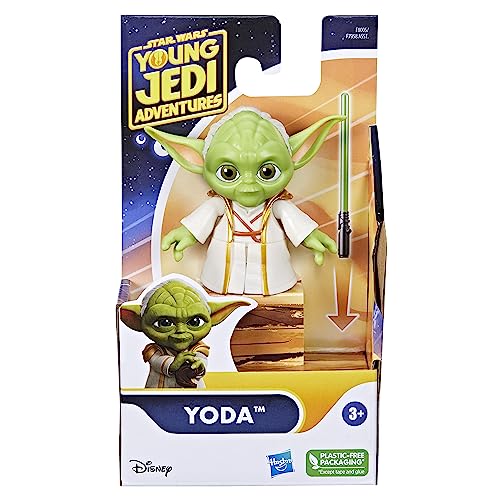 Star Wars Young Jedi Adventures, Figura Yoda, Juguetes niños (Hasbro F8005)