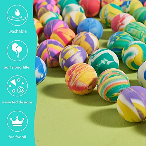 Steemjoey 30 Piezas Bolas Rebotadoras Mini Goma, 20mm Bouncy Balls Pelota de Goma Party Bag Filler para Niños Cumpleaños Y Fiestas Navideñas