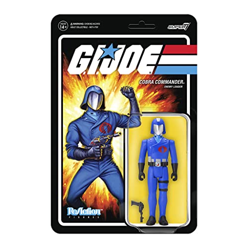 Super 7 G.I. Joe Reaction Wave 1 - Cobra Commander, Multicolor (RE-GIJOW1A-CCO-)