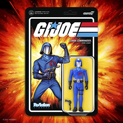 Super 7 G.I. Joe Reaction Wave 1 - Cobra Commander, Multicolor (RE-GIJOW1A-CCO-)