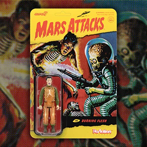SUPER7 - Mars Attacks - Esqueleto Humano ardiente