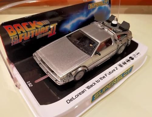 Superslot Slot Car Scalextric Original H4249 Compatible Delorean Regreso al Futuro 2"